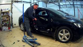 Хонда Сивик ремонт кузова в Нижнем Новгороде Honda Civic Auto body repair