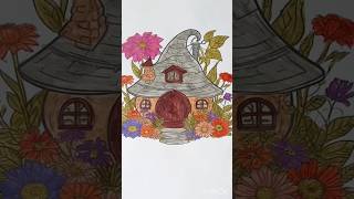 Come to our fairy tale haunted house, with a monster inside.#art #drawing #illustartion #💔👍