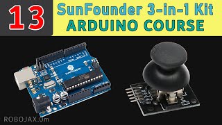 Lesson 13: Using XY Joystick with  Arduino  and turning a buzzer with joystick Motion | Robojax