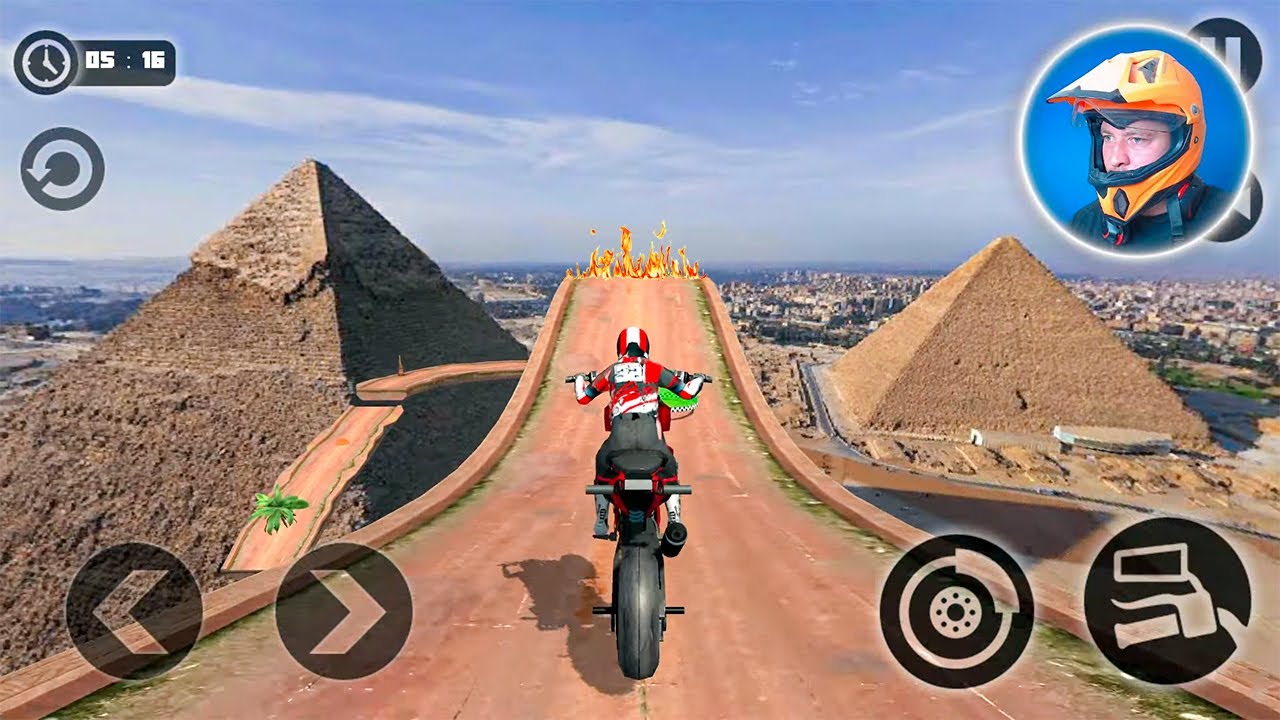 Reckless Motorbike Racing Stunts - #5 Android Gameplay On PC