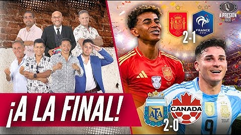 Argentina 2-0 Canadá | España FINALISTA de la Eurocopa