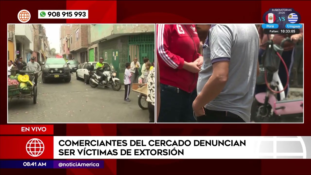 Comerciantes del Cercado de Lima denuncian extorsiones