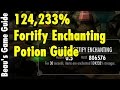 124833 fortify enchanting potions guide  skyrim special edition  xbeau gaming