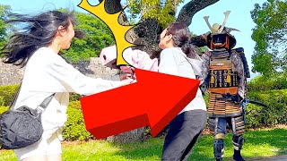 #14 SAMURAI Mannequin Prank at Osaka Castle Japan