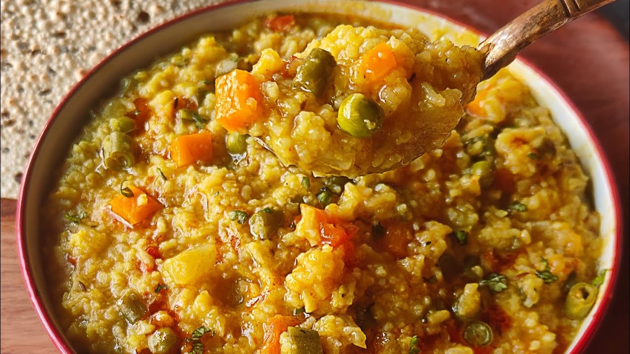 ढाबे जैसी दाल खिचड़ी हेल्दी तरीके से |Mix Vegetables Khichadi | Dal Khichdi Recipe | Helthy khichadi|