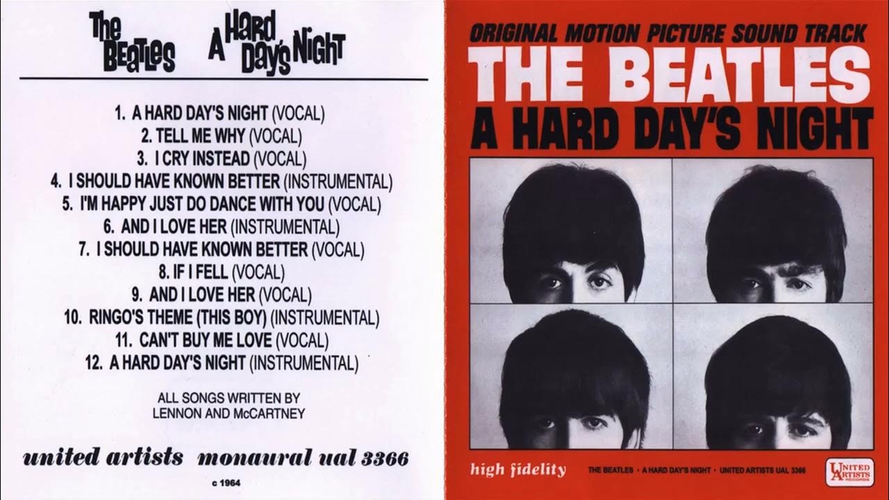 The beatles a hard day s night. The Beatles a hard Day's Night 1964. Beatles "hard Days Night". The Beatles a hard Day's Night обложка. Пластинка the Beatles a hard Day's Night.