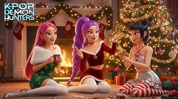 Christmas Song Kpop Demon Hunters | Animated Music Video | Croco Beat