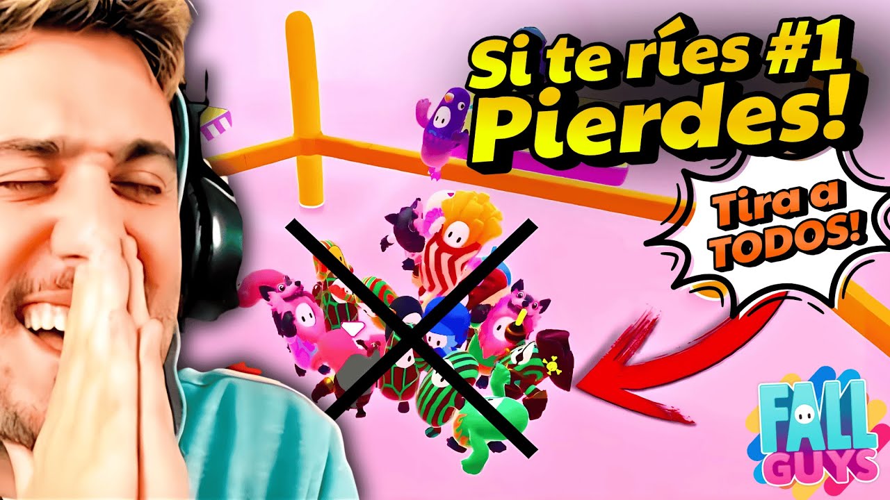 LLORANDO DE RISA! 🤣 MEJORES MOMENTOS de FARGAN y AMIGOS en FALL GUYS! 📉