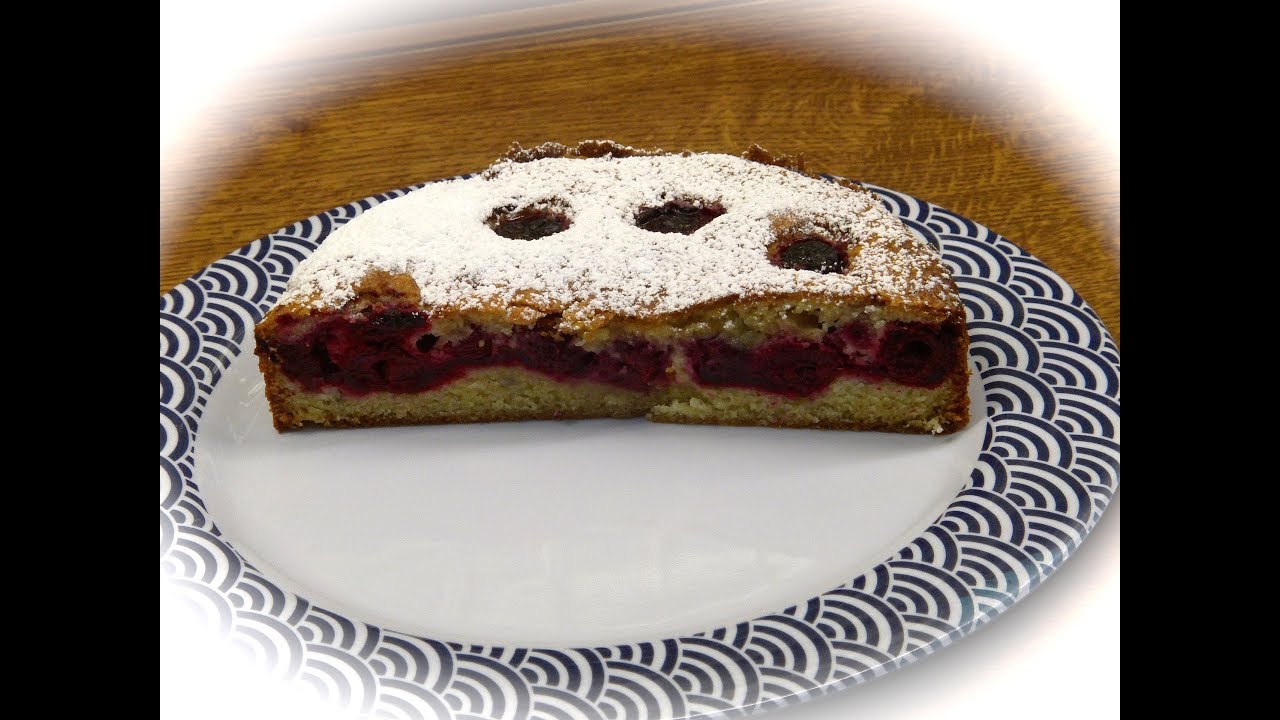 Mandel Kirsch Kuchen - YouTube