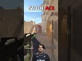 ZWEIH EXTRAORDINARY ACE #cs2 #csgo #cs2moments #csgomoments #teamspirit #faceit #shorts #zweih