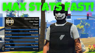 How to Max Out Stats in GTA 5 Online Fast and Easy (2022) by ItsJah 7,676 views 1 year ago 5 minutes, 12 seconds