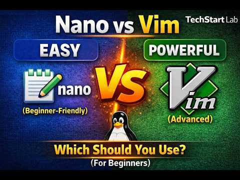 Nano vs Vim | Which Linux Text Editor Should You Use? (Beginner Guide ...
