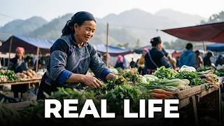 Si Ma Cai Traditional Market  Real Life In Northern Vietnam