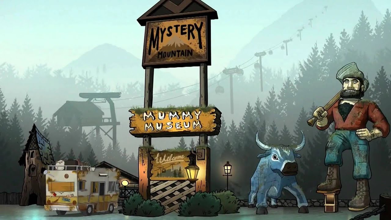 Гравити фолз карта в реальной жизни города