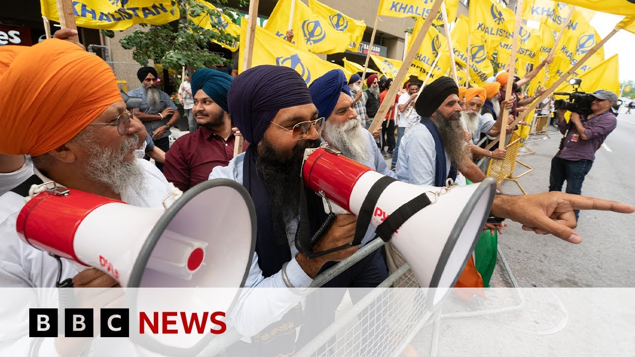 India suspends visas for Canadians as row escalates – BBC News