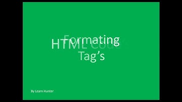 HTML bangla tutorial part-4