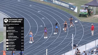 Girls 200m New Balance Showcase Section 1 - Southeast Meet of Champions 2026 [Full Race Replay]