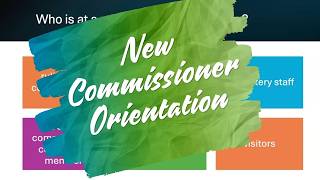 New Commissioner Orientation | Spring 2026