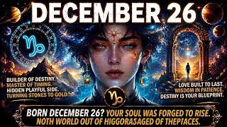 Born Dec 26 Your Destiny Blueprint Revealed ♑