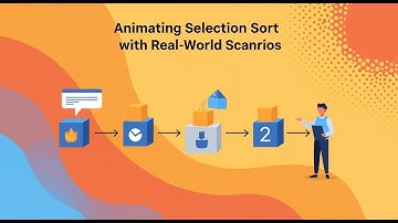 Selection Sort Algorithm Explained Visually | Data Structures & Algorithms Animation