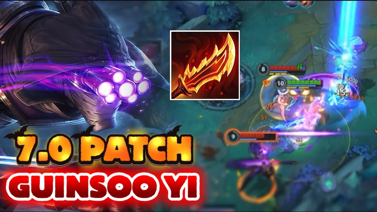MASTER YI IS EXTREMELY BROKEN WITH GUINSOO IN THE NEW BIG PATCH 7.0! | WİLD RİFT