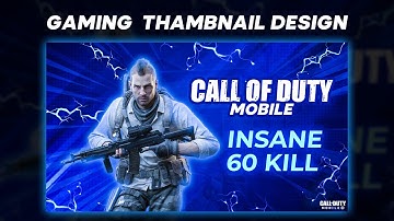 illustrator tutorials | Gaming thumbnail design tutorial 2024