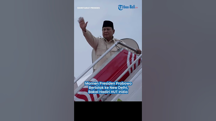 Presiden Prabowo Bertolak ke New Delhi : Hadiri HUT India dan Bertemu Narendra Modi