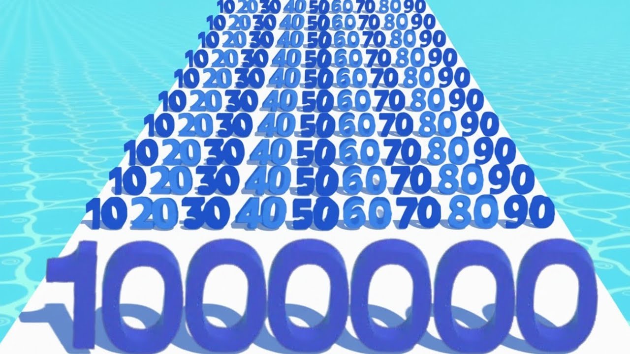 Numbers Upgrade NUMBER MASTER: Number Run: Merge & Grow - Gameplay Walkthrough Android ...