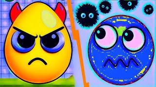 Draw To Smash vs Hide Ball logic puzzle Game / Levels 5367 - 6044 Game/ ASMR Gameplay / puzzle