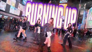 Kpop In Public Nyc Times Square Meovv 미야오 - Burning Up Dance Cover