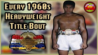 Every Heavyweight Title Bout in the 1960s (Lineal, RING, WBC, NBA/WBA, NYSAC)