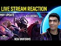 LIVE 🔴 May Update New Uniforms First Look + New Changes Live Stream (Reaction) | MFF