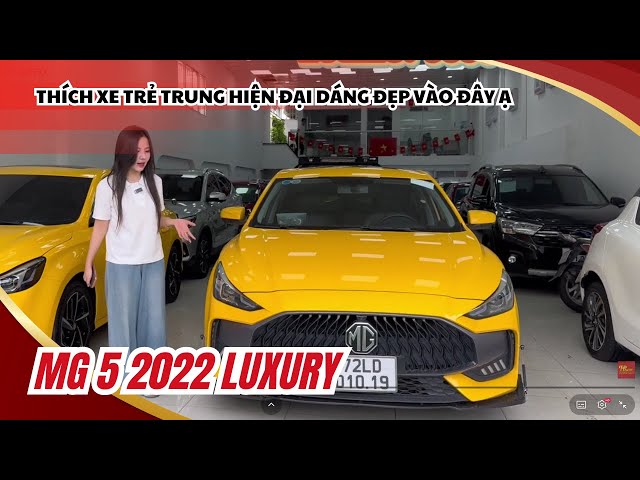 Chưa tới 400 triệu có MG 5 2022 LUXURY 1.5CVT hiện đại trẻ trung nhiều trang bị về THP 31/10