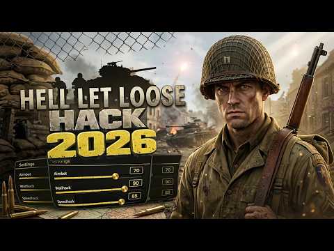 NEWEST Hell Let Loose MultiHack 2026 / Aimbot + BoxESP + GodMode / PC