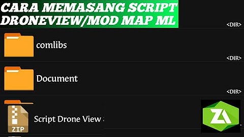 Cara memasang script Droneview atau Map di Mobile Legend