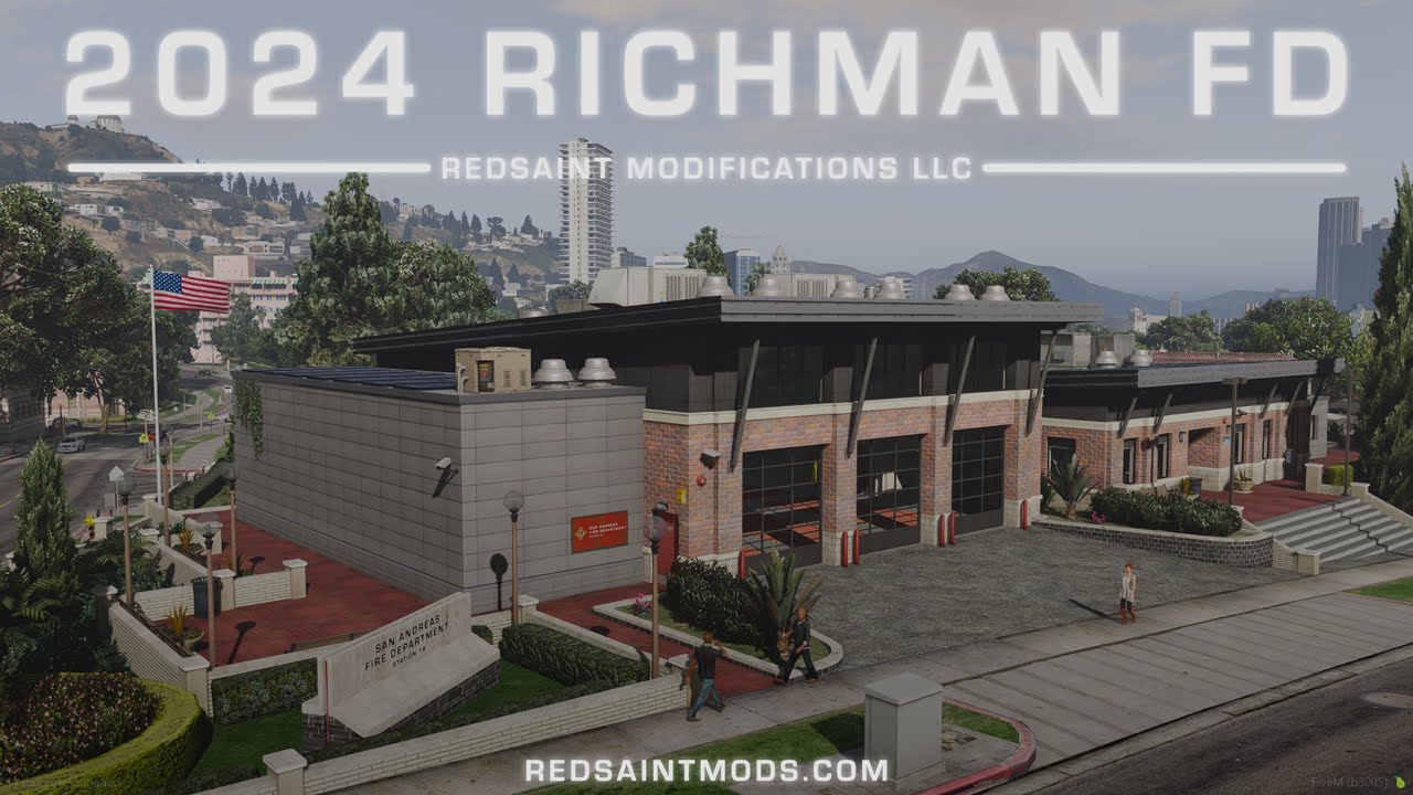 [MLO] 2024 Richman Fire Department | GTA5 Showcase - YouTube
