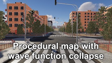 Procedural map using "Wave Function Collapse" algorithm || Pros & Cons. Devlog #7.