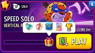 vertical rush speed solo challenge | match masters | speed solo today