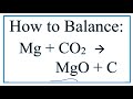 Balancing Magnesium Reactions