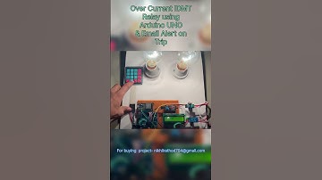 Over current relay using Arduino UNO || ESP32 Project #arduino #esp32 #electronic #arduinoproject