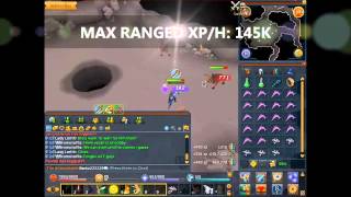 RuneScape - Training Ranged at Hellhounds F2P Guide