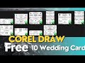 10 free wedding card corel draw  hindi shadi card 2024