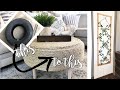 THRIFTED DIY | Tire Ottoman + Ivy Trellis