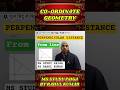 MATHS SHORT TRICK BY RAHUL || CO-ORDINATE GEOMETRY ||PART:06 || MS STUDY PAIGA ||