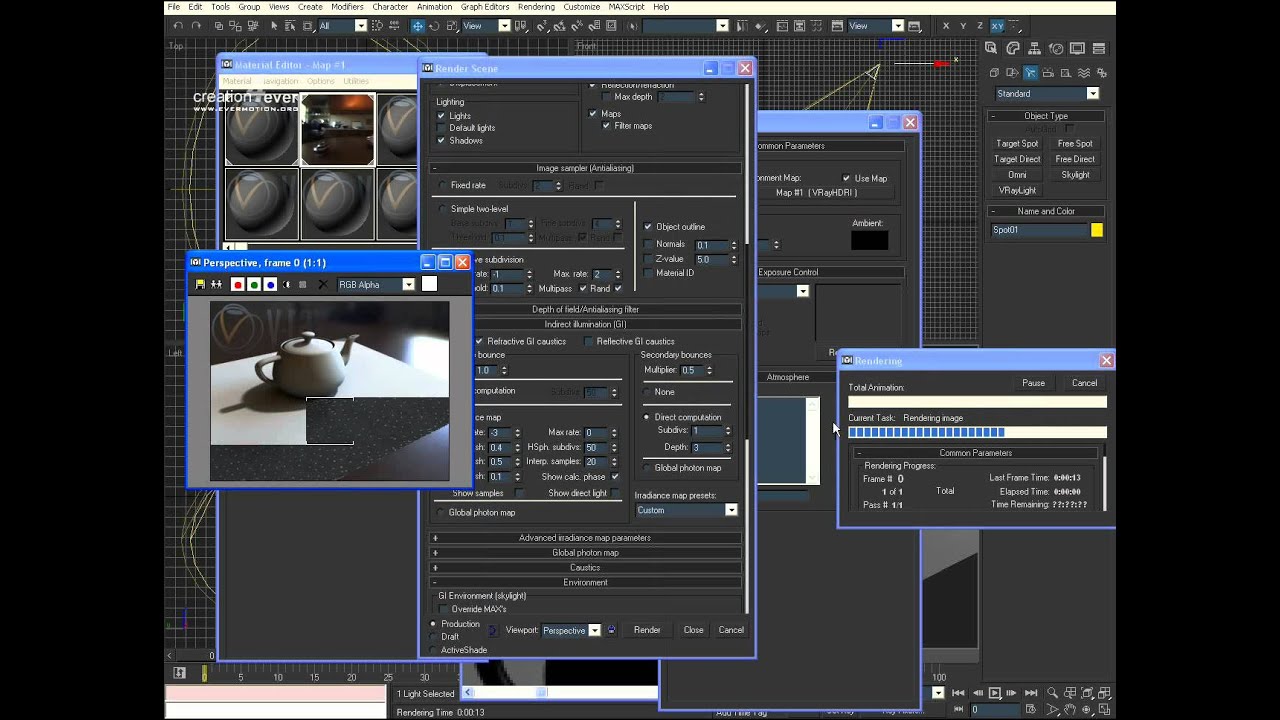 17 environment tutorial rendu réaliste au 3dsmax+vray - YouTube