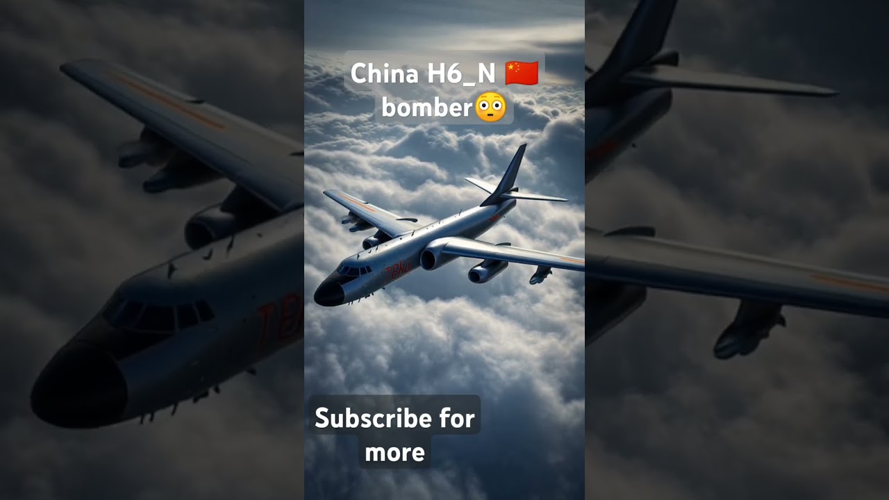 Chinese H-6N Strategic Bomber in Action 🚀🇨🇳 