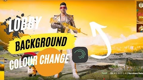 LOBBY BACKGROUND COLOR CHANGE IN ALIGHT MOTION 🥶 | MOBILE EDITING | 2022 #pubgmobile  #edit