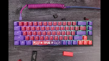Tfue Ducky Keycap Set! BEAUTIFUL Colorway Made For The Ducky One 2 SF