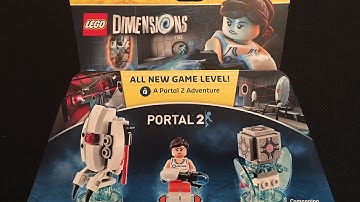 Portal 2 Level Pack Lego Dimensions Unboxing & Building