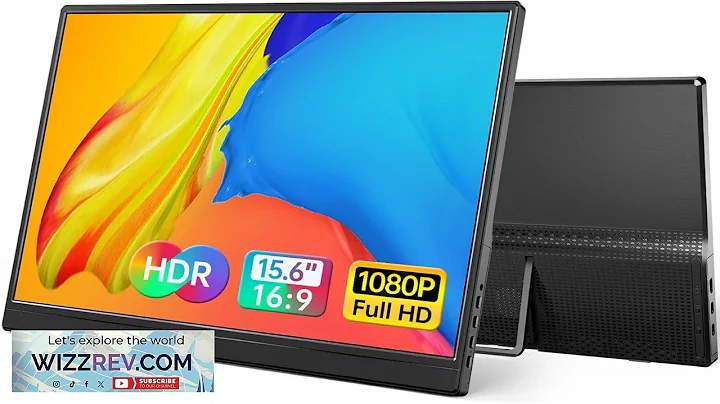 Yxk Portable Monitor 15.6 Inch 1080P USB C HDMI Ultra Slim Travel Monitor